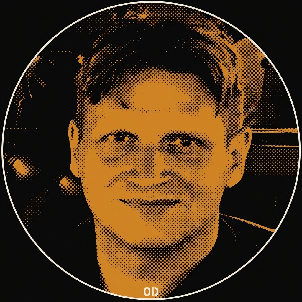 Jens Loeffler — halftone portrait