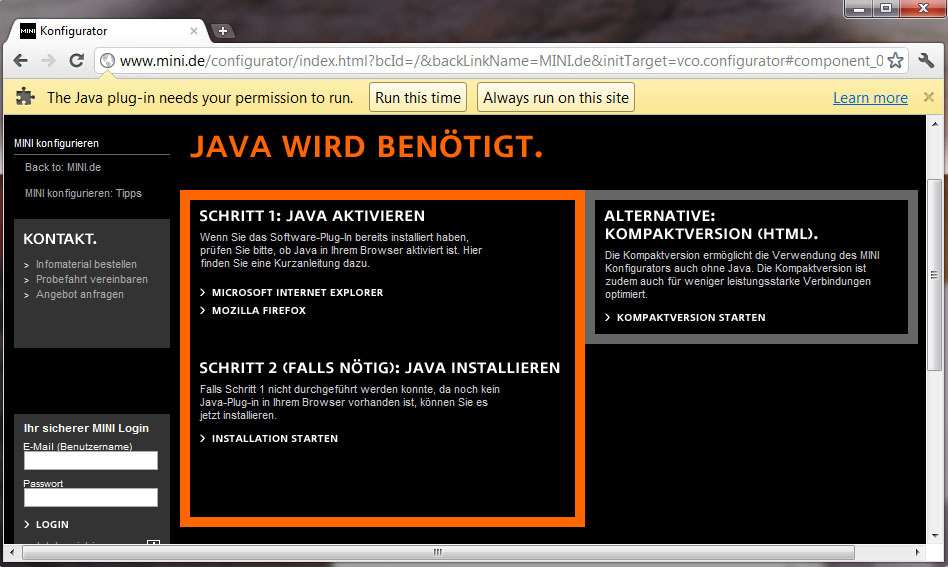 MINI Fumbles With Their New Online Car Configurator