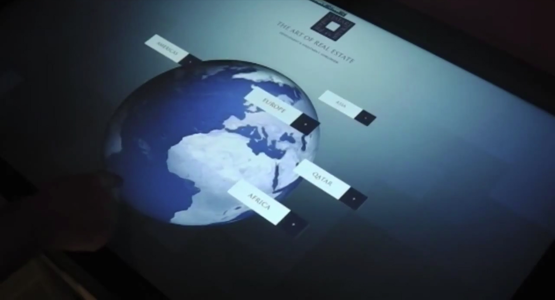 AIR with Stage3D Powers Impressive Interactive Table Applications for "Qatari Diar"