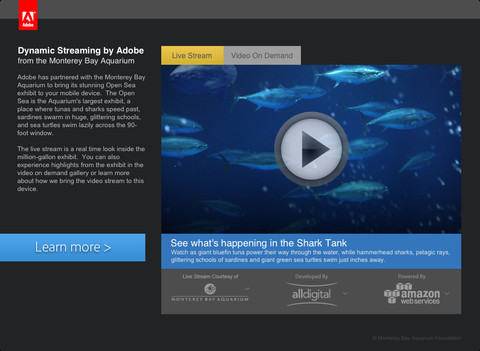 SeaTV - See Adobe Access DRM and Adobe Media Server in Action on iOS