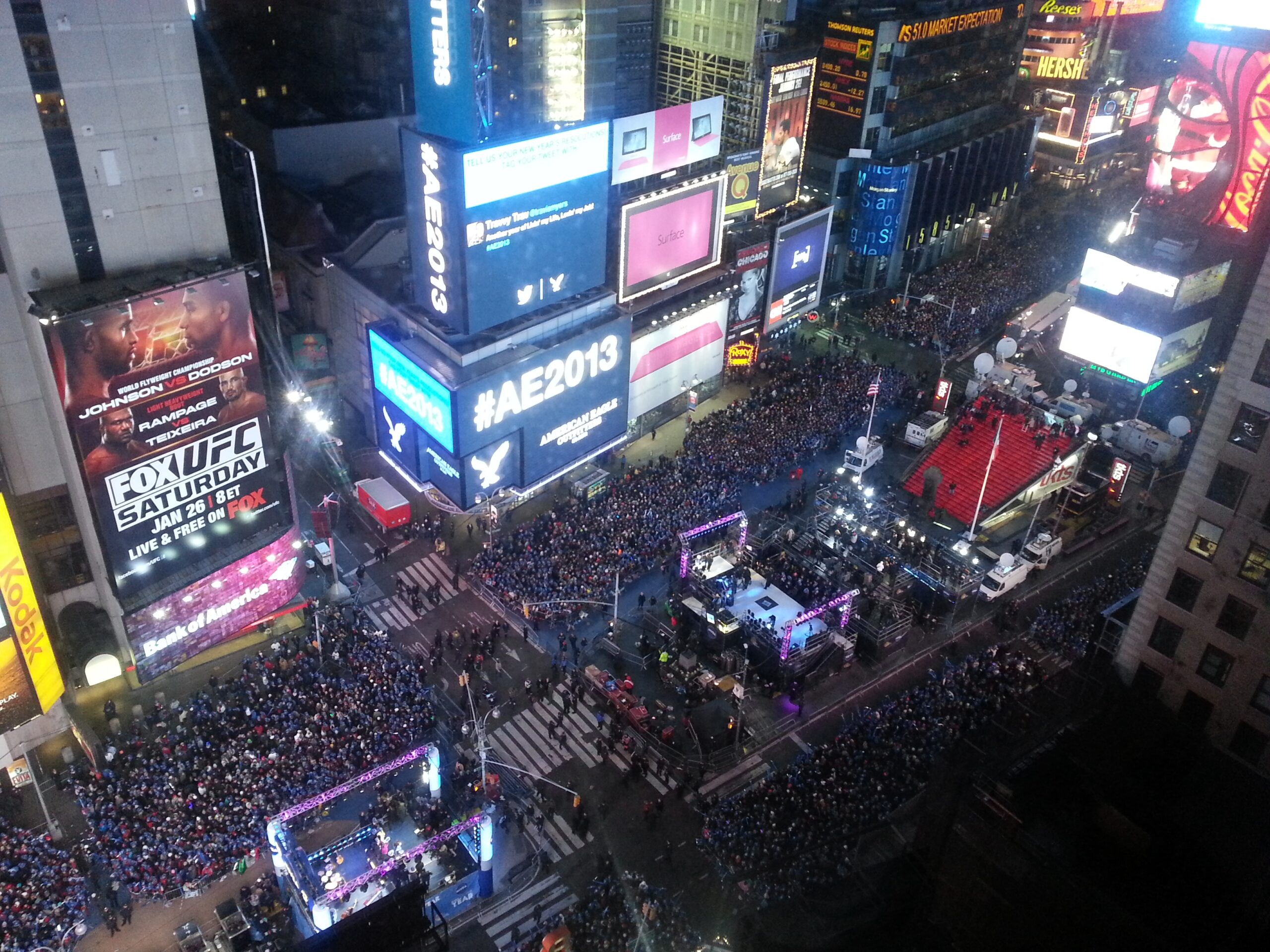 New Year's Eve 2014 Times Square NYC Live Webcam